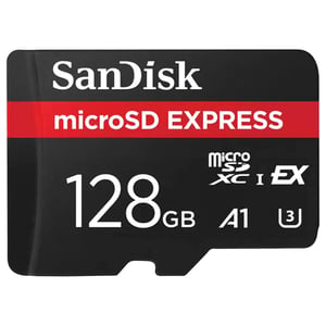 SanDisk Express microSD Card UHS-I 128GB Black SDSQXFN-128G-GN4NN