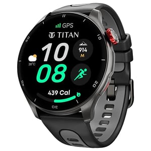 Black Titan Celestor Smartwatch, Black (Titan90206AP01CelestorBlK)