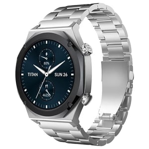 Silver Titan Maestro Smartwatch 1.43" - Silver (Titan90208KM01MaestroSLV)