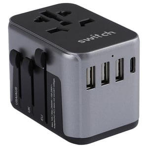 Switch 1 Pc International Travel Adapter Black