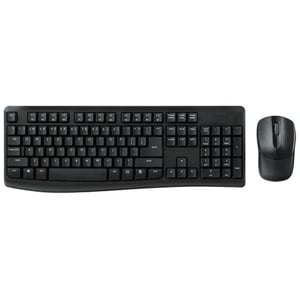 Rapoo Wireless Optical Mouse & Keyboard AR Black