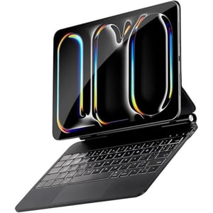 Glassology Magic Keyboard Case for iPad Pro 11" - Backlit Keys, Trackpad, Adjustable Viewing Angles