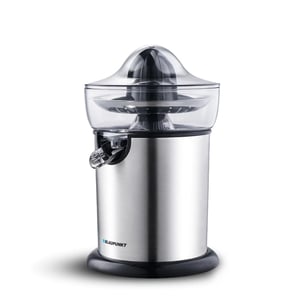 Blaupunkt 130W Citrus Juicer With Stainless Steel Body, Cone And Filter, Drip-Stop Spout, Compact Design, Easy Clean Removable Parts, Dust Cover Lid, Quick Juicing For Oranges, Lemons And Limes PCJ613
