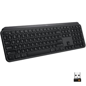 Logitech MX Keys Advanced Wireless English Keyboard Black