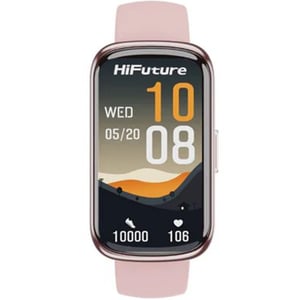 HiFuture EVO2 1.47″ IPS Smart Band with Daily Activity Tracking & Slim Profile - Rose Gold