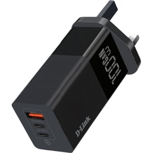 D-Link Dual USB GaN Wall Charger Black