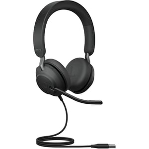 Jabra HSC131 Evolve2 40 Wired Over Ear Headset Black