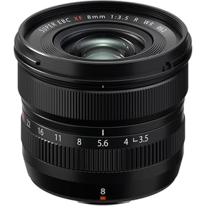 Fujifilm Camera Lens XF 8MM F/3.5 R WR Wide Angle Lens