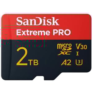 Sandisk MicroSDXC Memory Card UHS-I 2TB Red/Black microSDXC