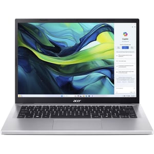 Acer Aspire Go 14 (2025) Laptop 13th Gen Intel Core i7-13620H 10 Cores Upto 4.9GHz/14" WUXGA IPS Display/1TB SSD Storage/16GB DDR5 RAM/Win11/EN & AR Keyboard/WiFi-6/Pure Silver/Middle East Version - [AG14-71P-71TQ]