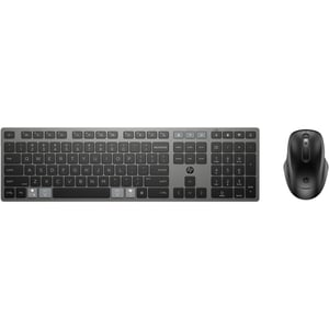 HP 720 Multi Device Rechargeable Wireless Keyboard & Mouse Combo Nightfall Black
