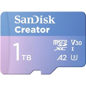 Sandisk Creator Micro SD Card With Adapter 1TB SDSQXAV-1T00-IN6MS