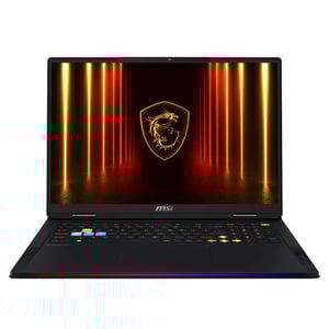 MSI Raider 18 HX AI Gaming (2025) Laptop - 2nd Series / Intel Core Ultra 9-285HX / 18inch UHD  / 2TB SSD / 64GB RAM / 16GB NVIDIA GeForce RTX 5080 Graphics / Win11 Home / English & Arabic Keyboard / Core Black / Middle East Version - [A2XWIG] - Pre-order