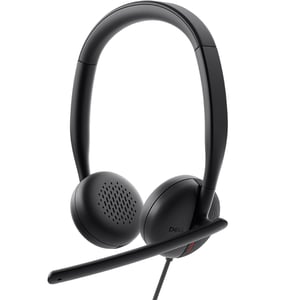 Dell WH3024 Wired Over Ear Headset Black