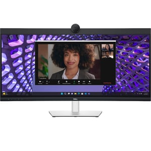Dell Professional Monitor 34" Curved, WQHD , IPS Panel, Integrated Camera & Speakers, USB-C Hub, Video Conferencing, 60 Hz, 5 ms (P3424WEB)