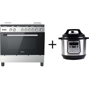 Midea Gas Cooker LME95030FFD + Electric Pressure Cooker MY-CS8001WP