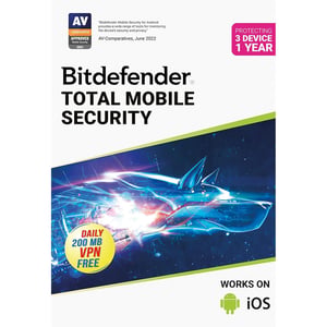 Bitdefender Mobile Security 1 Year 3 Devices
