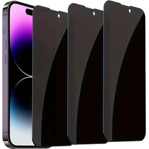 S&S Privacy Screen Protector Black iPhone 15 Pro Max