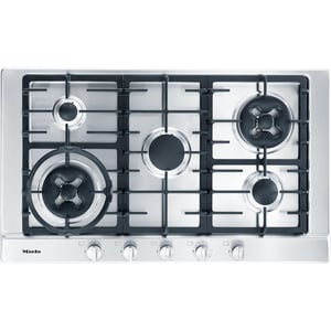 Miele 5 Burners Gas Hob 90cm Silver/Black KM 2054 G