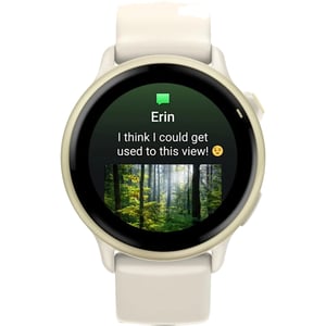 Garmin Vivoactive 6 30.4mm AMOLED Touchscreen Display Fitness Smartwatch Lunar with Bone Band