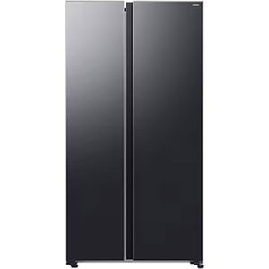Samsung RS70F65Q1FAE Side-by-Side Refrigerator, Water Dispenser, Inox