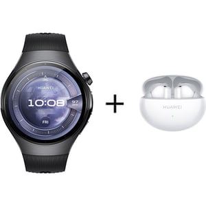 Huawei Watch 5 Smartwatch Black + FreeBuds 6i - RTS-AL00