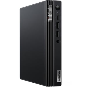 Lenovo ThinkCentre M70q Gen 4 (2023) Tower - 13th Gen / Intel Core i7-13700T / 512GB SSD / 8GB RAM / Shared Intel UHD Graphics 770 / Windows 11 Pro / English & Arabic Keyboard / Black / Middle East Version - [12E30030GR]