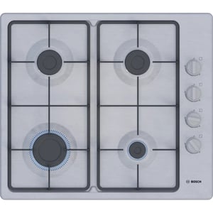Bosch Series 2 Built In 4 Cooking Zone Gas Hob 60cm Stainless Steel - PBP6C5K60M