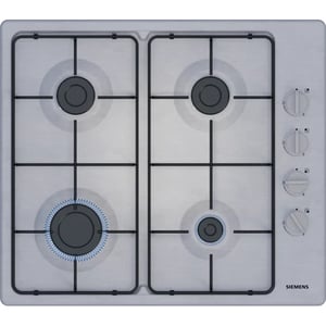 Siemens iQ100 Built-in 4 Burner Gas Hob 60cm Stainless Steel - EB6C5PK80M