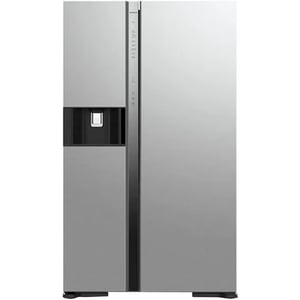 Hitachi Side By Side Refrigerator 573L Glass Silver - RSX700GPUK04GS