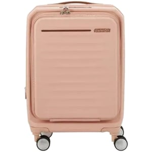 American Tourister 1 Pc Expandable Frontec Spinner Luggage Trolley Case Apricot - 251-2501-005349