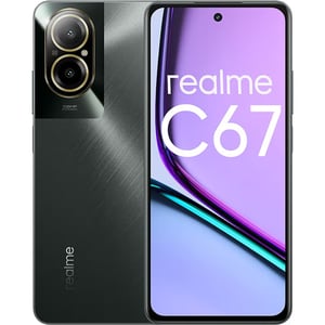 Realme C67 4G - 256GB + 8GB RAM + Black Rock + Dual SIM Smartphone - International Version