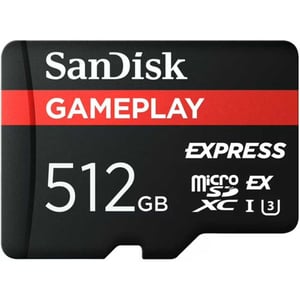 SanDisk MicroSD Express Memory Card 512GB Black - SDSQXFN-512G-AW6GN
