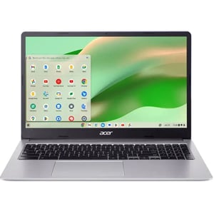 Acer Chromebook 315 (2021) Laptop - Intel Celeron-N4500 / 15.6inch FHD / 64GB Flash Storage / 4GB RAM / Shared Intel UHD Graphics / Chrome OS / English Keyboard / Sparkly Silver / International Version - [CB3154HC0BR]