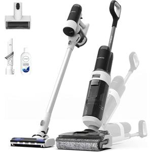 Tineco Floor One Switch S6 Stretch Wet & Dry Vacuum Cleaner, 5-in-1 Multi-Function Cleaner, 180-Degree Lay Flat Design, DualBlock Anti-Tangle Design