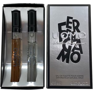 Salvatore Ferragamo Mini Set (Uomo + Casual Life) For Men 5ml + 5ml EDT - 8052086373075