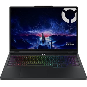 Lenovo Legion Pro 5 16IRX10 Gaming (2025) Laptop - 14th Gen / Intel Core i9-14900HX / 16inch WQXGA / 1TB SSD / 24GB RAM / 8GB NVIDIA GeForce RTX 5060 / Windows 11 Home / English & Arabic Keyboard / Eclipse Black / Middle East Version - [83NN002CAX]