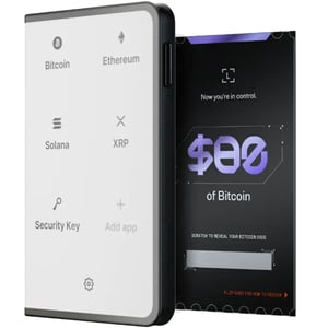 Ledger Stax Crypto Wallet Touch Screen USB-C Black - LDG-STAX-RKEY-ENAR
