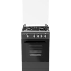 Nikai 4 Burner Gas Cooker 50x55cm Black - U3110NBFS