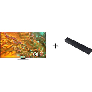 Samsung 65" Q80D QLED 4K Smart Televsion - QA65Q80DAUXZN + 2.0 Channel Soundbar - HW-C400/ZN (2024 Model)