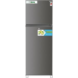 Akai 265 Liters Double Door Refrigerator With Inverter Compressor, Freezer with Multi Air Flow , Glass Shelves, Led Light, Vegetable Drawer Titanium – RFMA-S265WTI