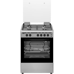 Akai 60X55 Freestanding Gas Cooker with 4 Burners with Full Safety, Made in Turkey - CRMA-66SCN