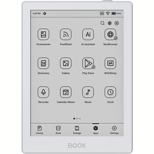 Boox Go 6 eReader Tablet - WiFi 32GB 2GB RAM 6inch White - AR-BOOXGO6WH