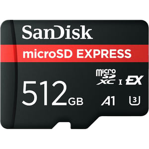 Sandisk Express Micro SD Card 512GB Black - SDSQXFN-512G-GN4NN