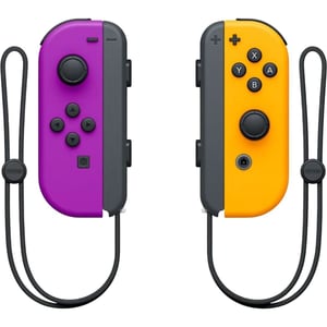 Nintendo Joy-Con (L/R) Wireless Controller Neon Purple/Neon Orange - HACAJAQAA