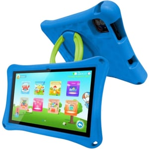 Oteeto K10 Kids Tablet - WiFi+5G 256GB 8GB RAM 8inch Blue With Children Watch