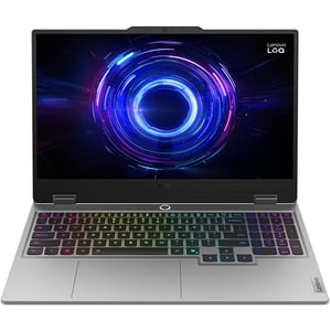 Lenovo LOQ 15IRX10 Gaming (2025) Laptop -13th Gen / Intel Core i7-13700HX / 15.6inch FHD / 512GB SSD / 16GB RAM / 8GB NVIDIA GeForce RTX 5060 Graphics / Windows 11 Home / English & Arabic Keyboard / Luna Grey / Middle East Version - [83JE0105AX]