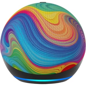Amazon Echo Dot (5th Gen) Kids Edition Bluetooth Speaker Rainbow Swirl - B0FD4435WL
