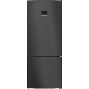 Bosch Series 6 No Frost Bottom Freezer Refrigerator 2 Door 526L Digital Display Black Stainless Steel – KGN76CXEE8