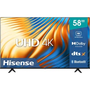 Hisense 58inch 4K UHD LED Smart Television (2025 Model) - 58A62QS